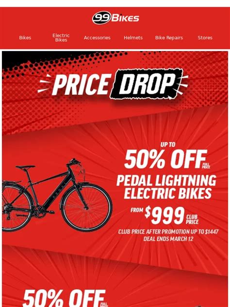 99 bikes discount code australia  You can enjoy up to 50% off every order and bikebug Promo Codes can offer free delivery to their customers in Black Friday Sale